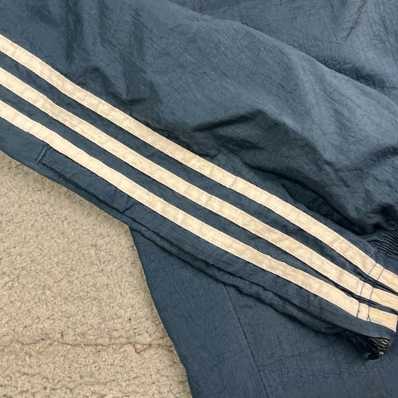 Vintage 90s Adidas 3 Stripe Track Pants Baggy Lightweight Size Medium - Picture 8 of 12